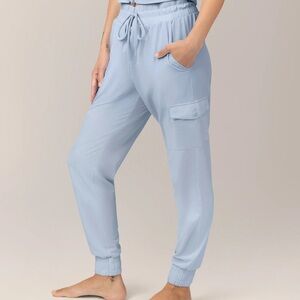 NWT Kindred Bravely Remy Cargo Jogger, French Blue, Size L